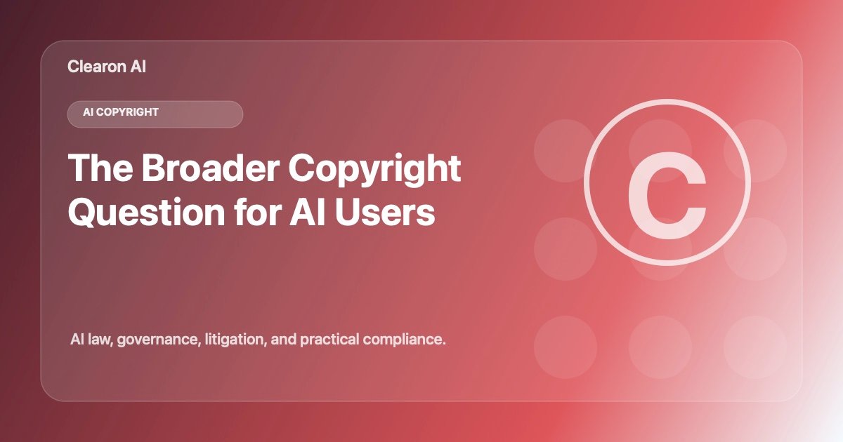Disney v. Midjourney and the Broader Copyright Question for AI Users