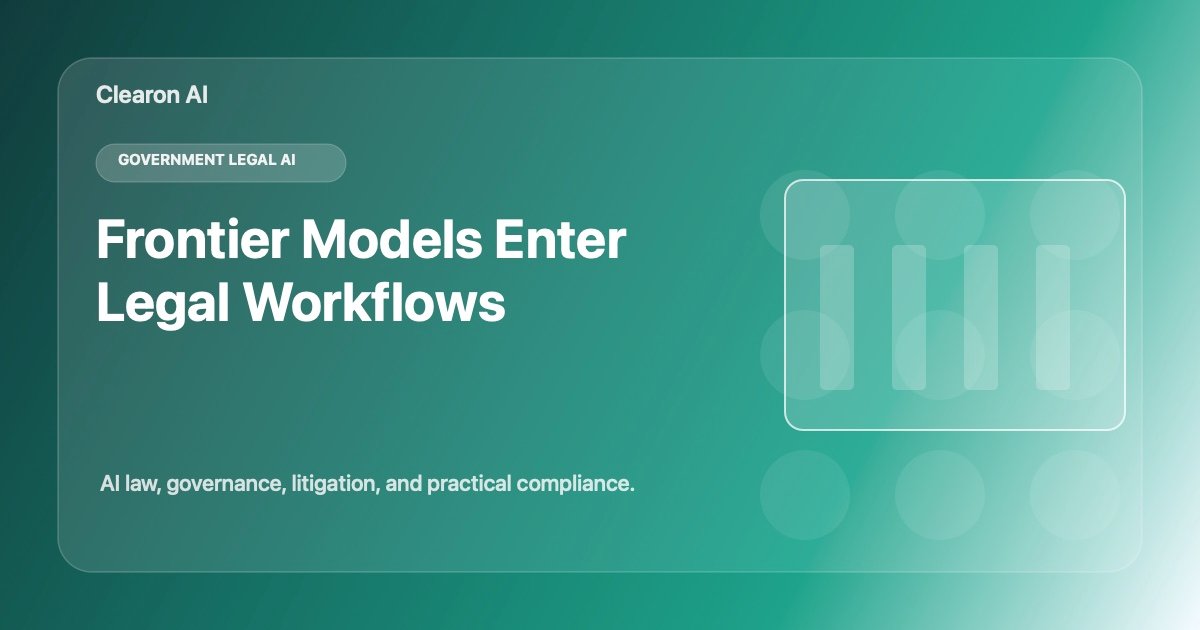 OpenAI Is Moving Into Government Legal Workflows Through Eudia
