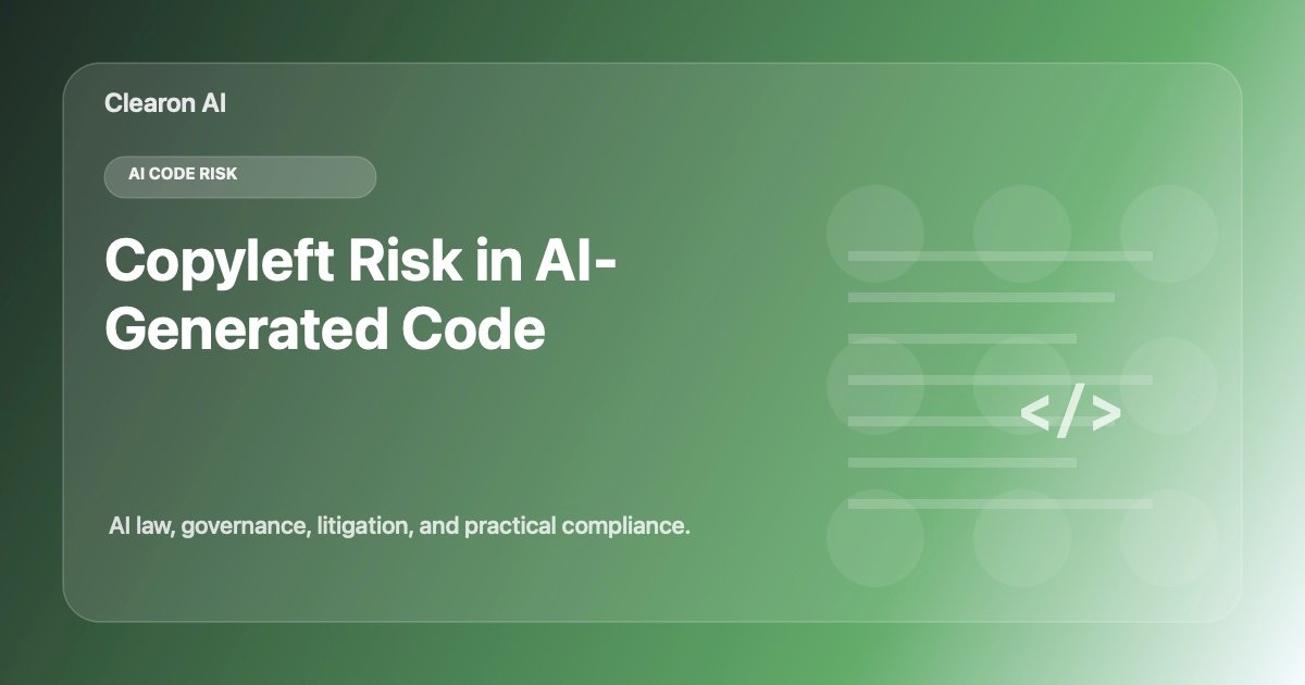 The Copilot Litigation Keeps the Copyleft Risk in AI-Generated Code in Play