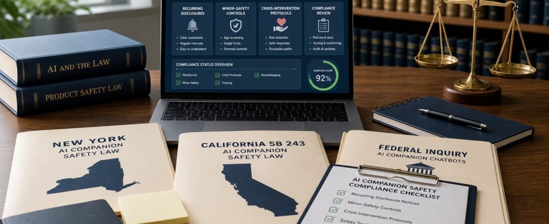 AI Companion Safety Laws Are Becoming a Real Compliance Category