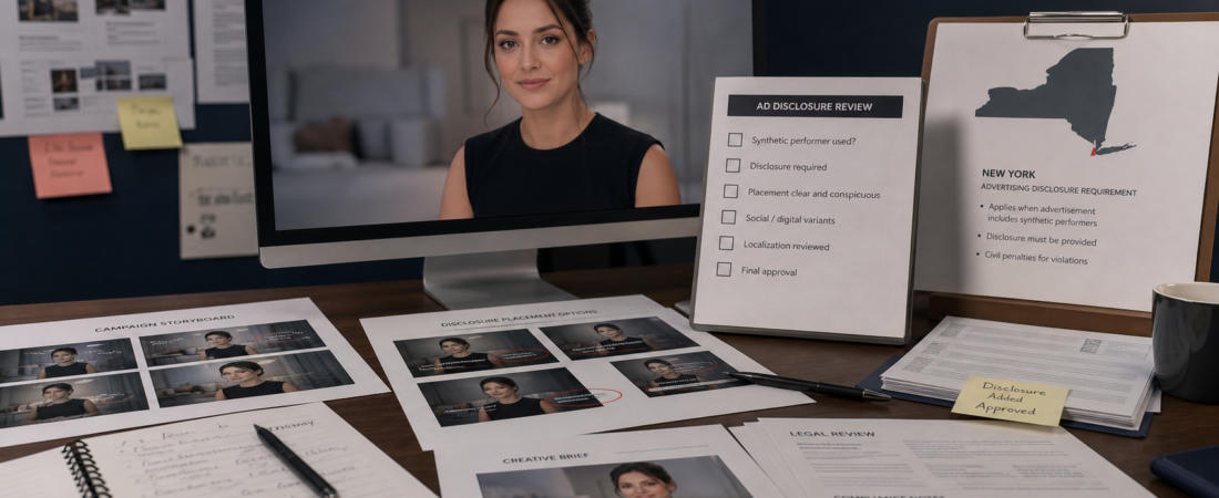 New York Turns Synthetic-Performer Disclosure Into a Binding Advertising Rule