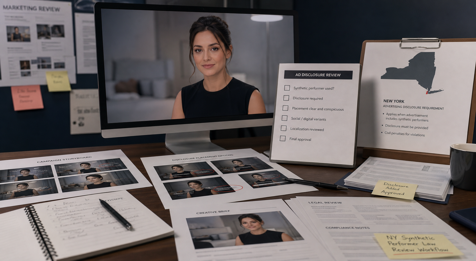 New York Turns Synthetic-Performer Disclosure Into a Binding Advertising Rule