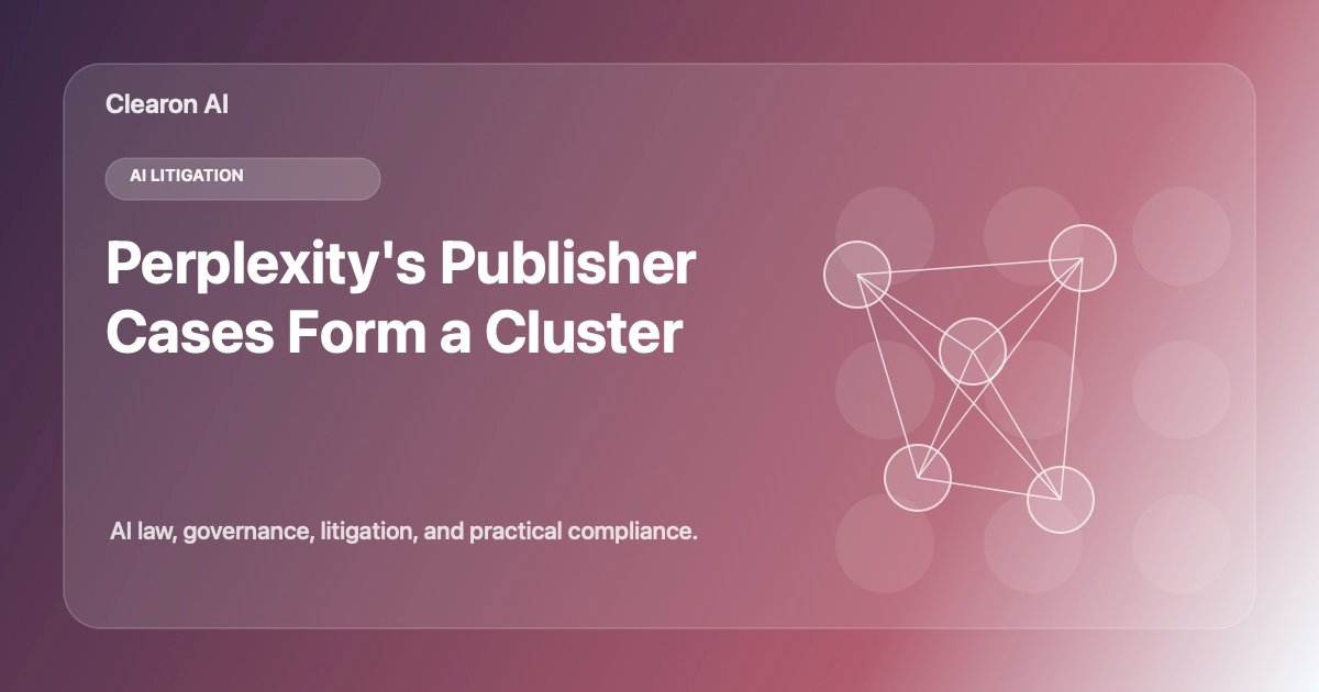 The Perplexity Publisher Cases Are Becoming a Real S.D.N.Y. Cluster